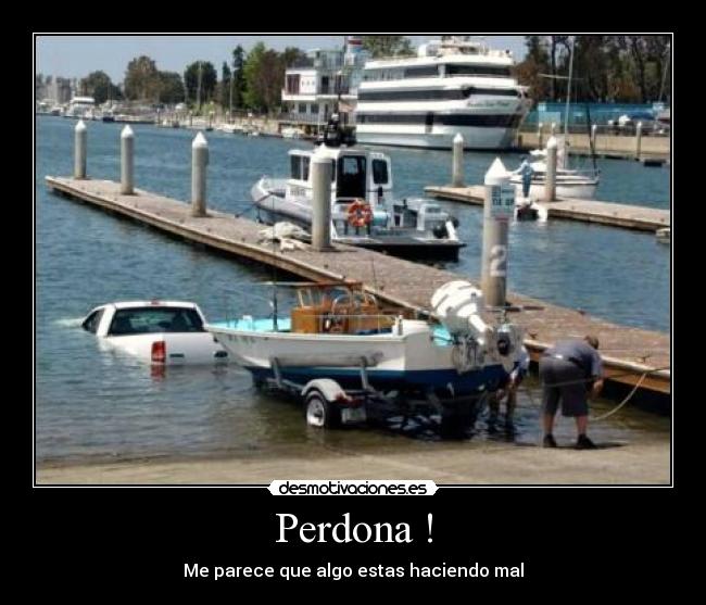 Perdona ! -