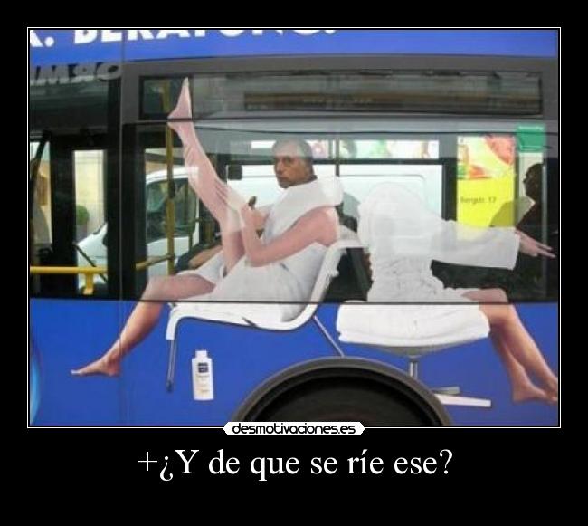 carteles ese autobus desmotivaciones