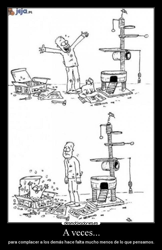 A veces... -