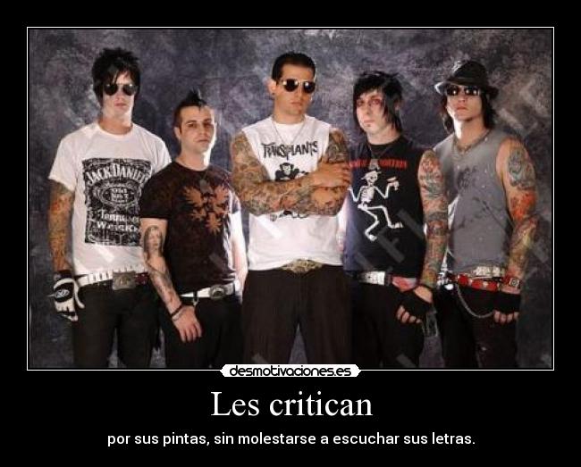 carteles letras avenged sevenfold desmotivaciones