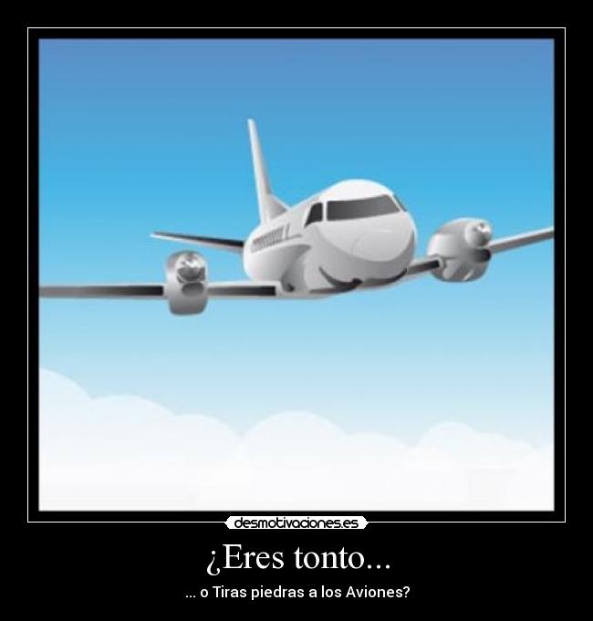 carteles tonto eres tonto tiras piedras los aviones samuel13 desmotivaciones