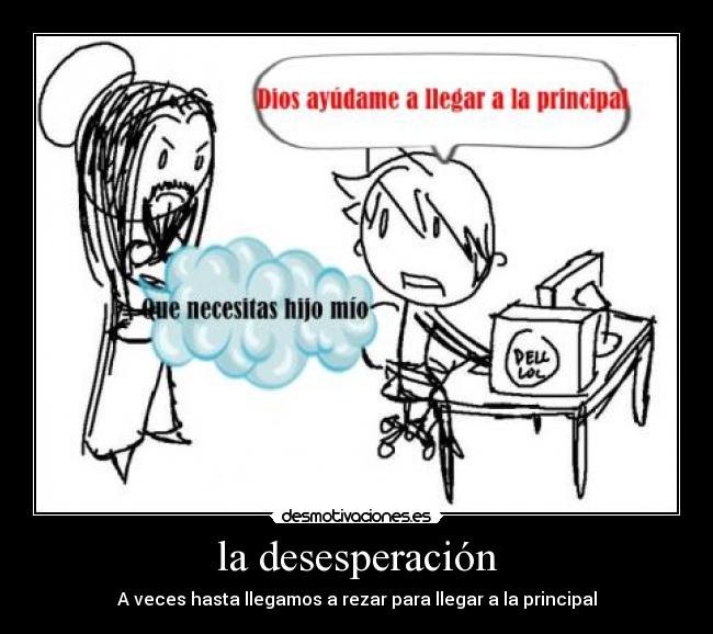 la desesperación - 
