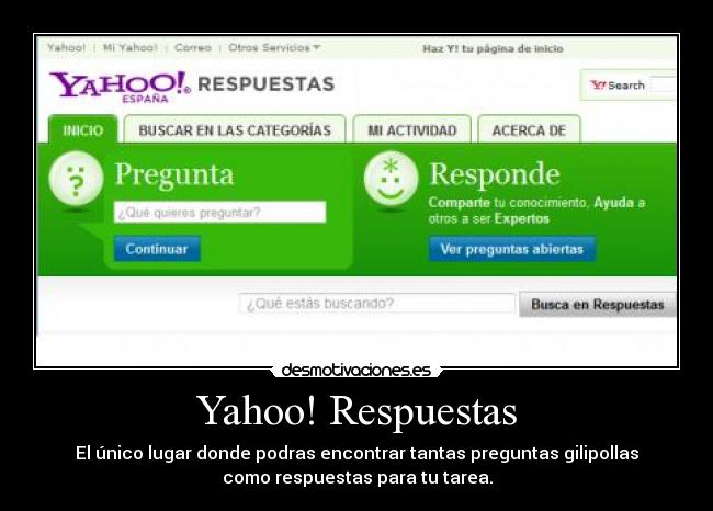 Yahoo! Respuestas -