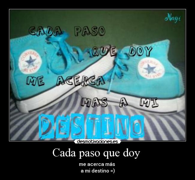 Cada paso que doy -