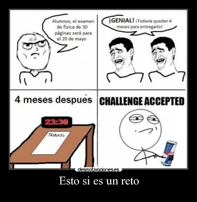 Esto si es un reto -