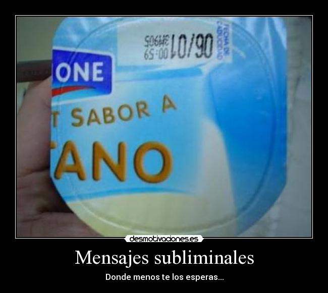 Mensajes subliminales - 