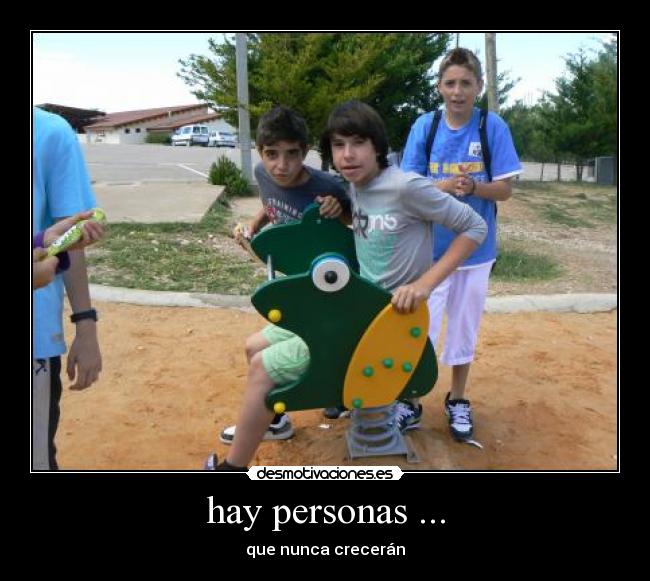 hay personas ... -