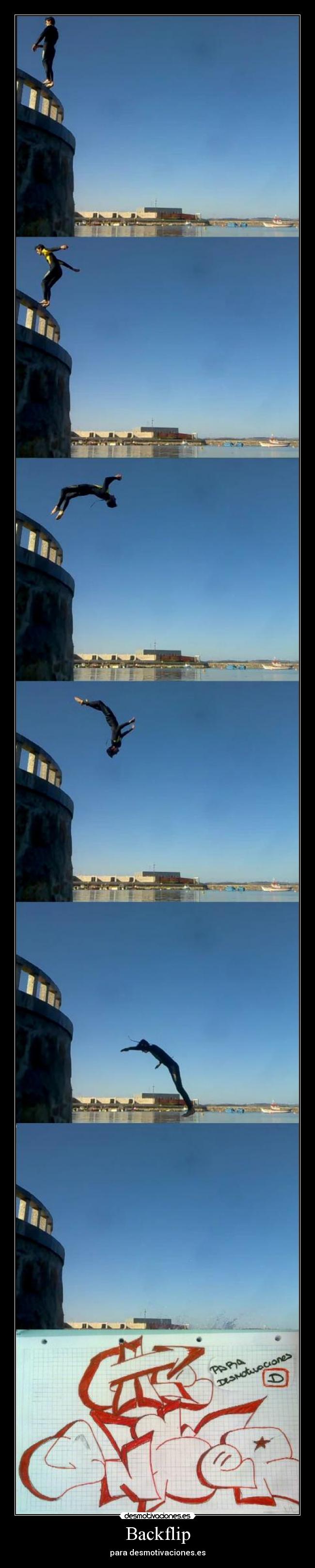 Backflip - para desmotivaciones.es