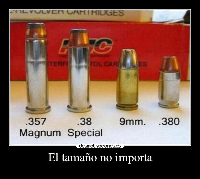 El tamaño no importa -