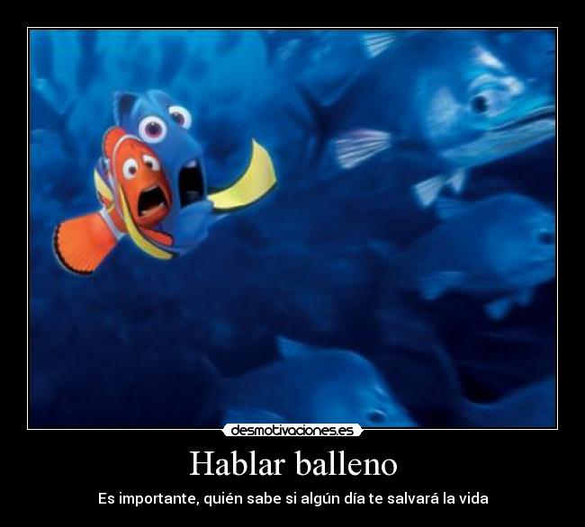 Hablar balleno -