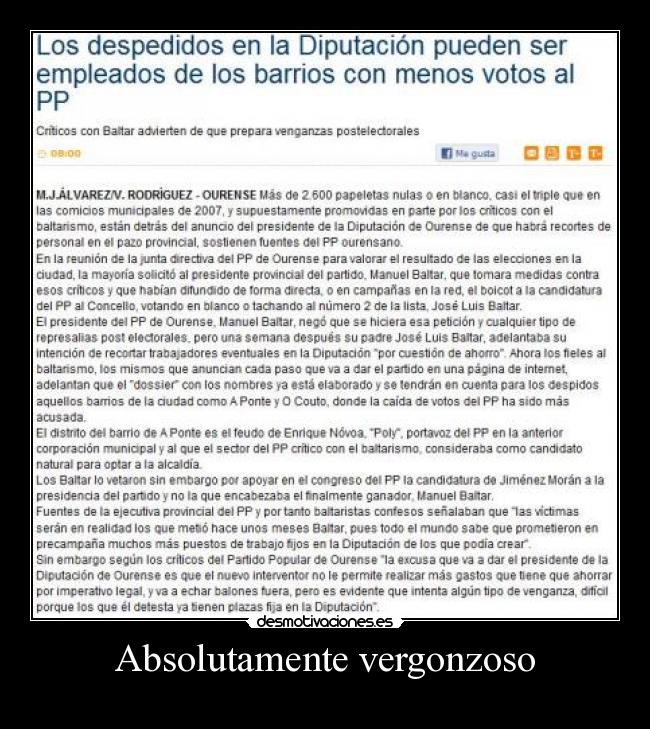 Absolutamente vergonzoso - 