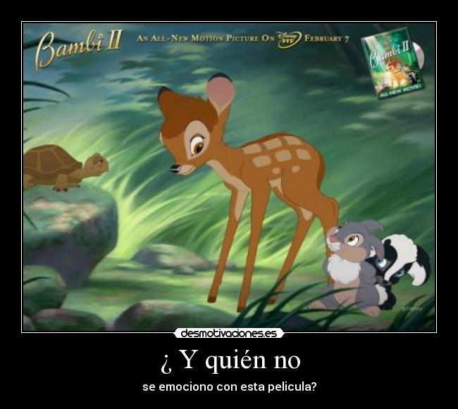 carteles bambi desmotivaciones