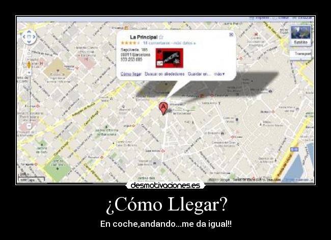 ¿Cómo Llegar? -