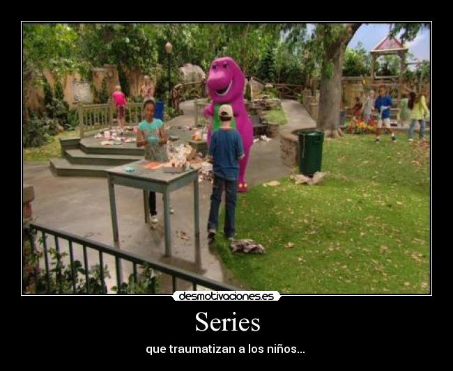 Series - que traumatizan a los niños...