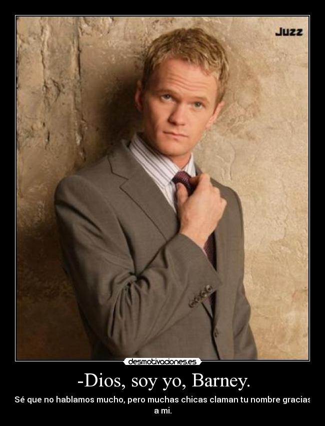 carteles barney stinson desmotivaciones