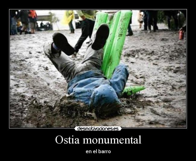 Ostia monumental - en el barro