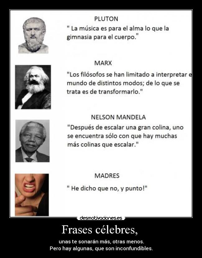 Frases célebres,  - 