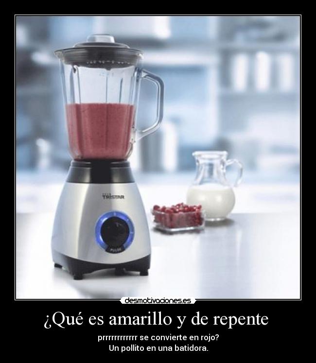 carteles pollito batidora desmotivaciones