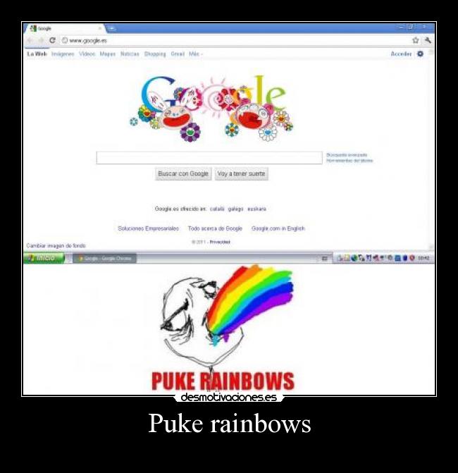 Puke rainbows - 