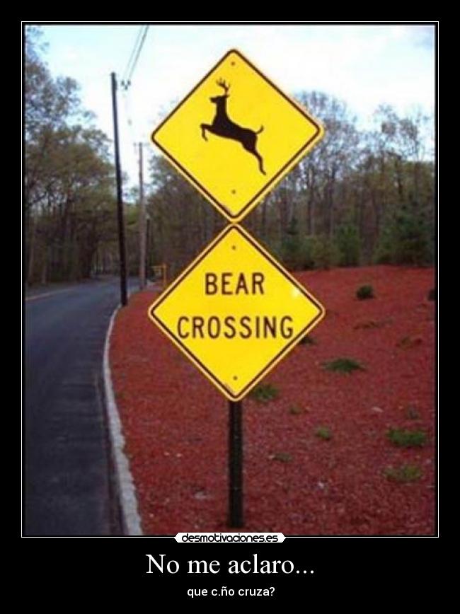 No me aclaro... - que c.ño cruza?