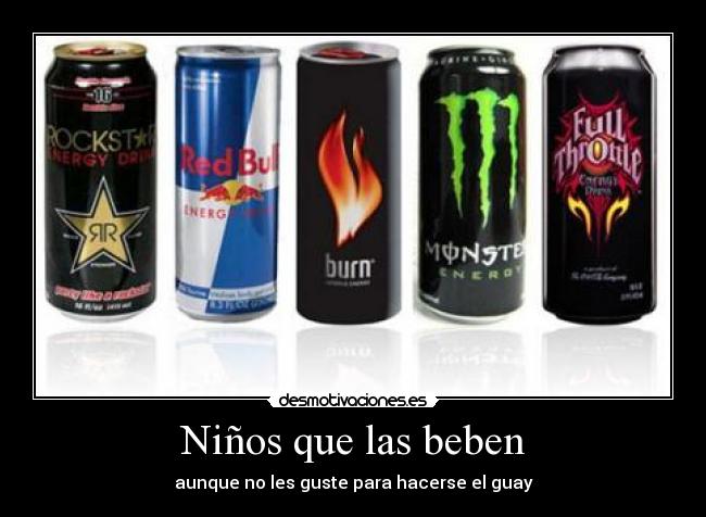 Niños que las beben -