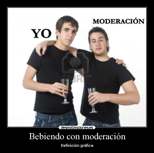 Bebiendo con moderación - 