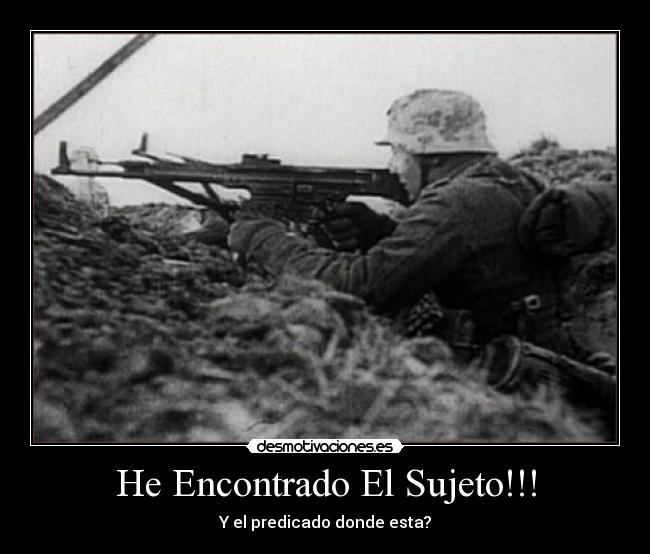 He Encontrado El Sujeto!!! - 