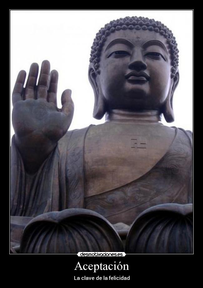 carteles aceptacion budha desmotivaciones