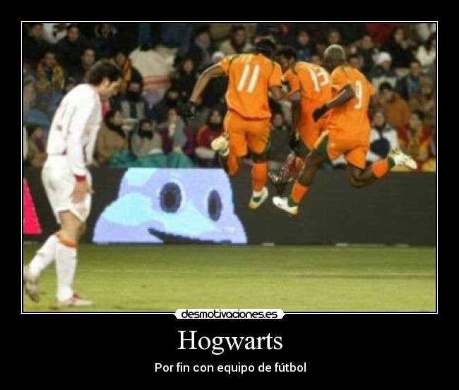 Hogwarts - Por fin con equipo de fútbol