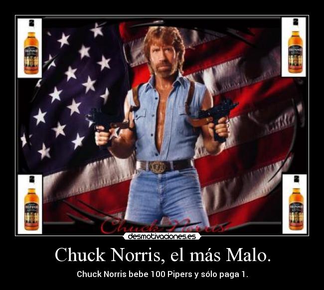 Chuck Norris, el más Malo. - 