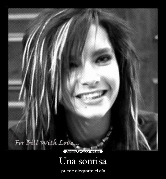 Una sonrisa - puede alegrarte el día