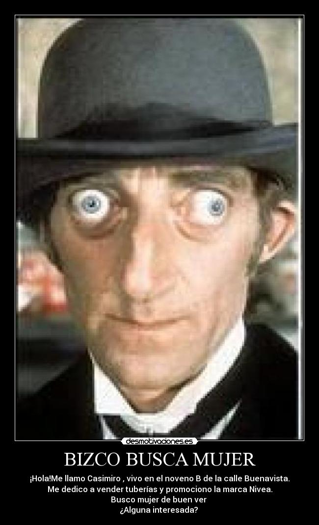 BIZCO BUSCA MUJER - 