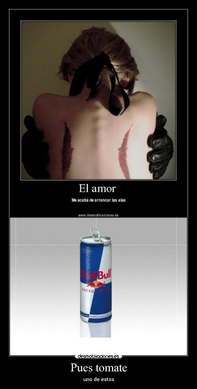 carteles red bull alas desmotivaciones