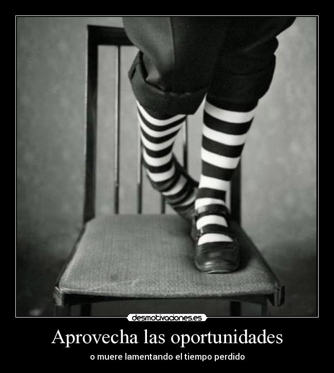 carteles aprovecha las oportunidades desmotivaciones