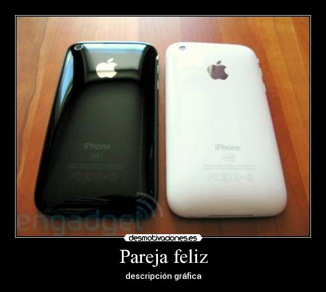 Pareja feliz - descripción gráfica