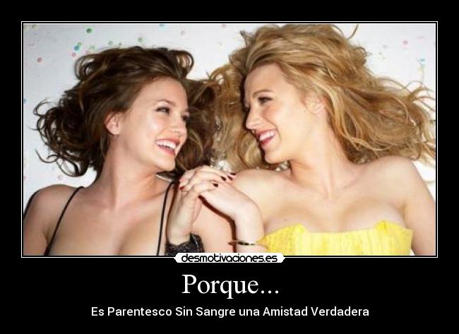 Porque... -