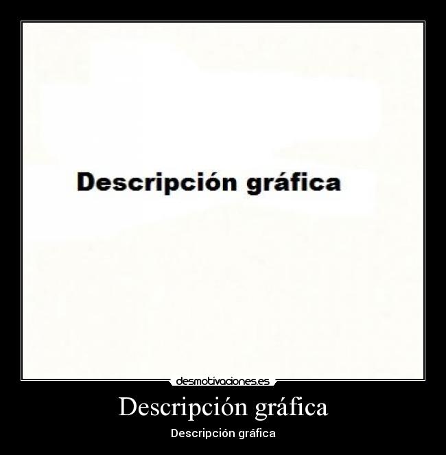 Descripción gráfica -