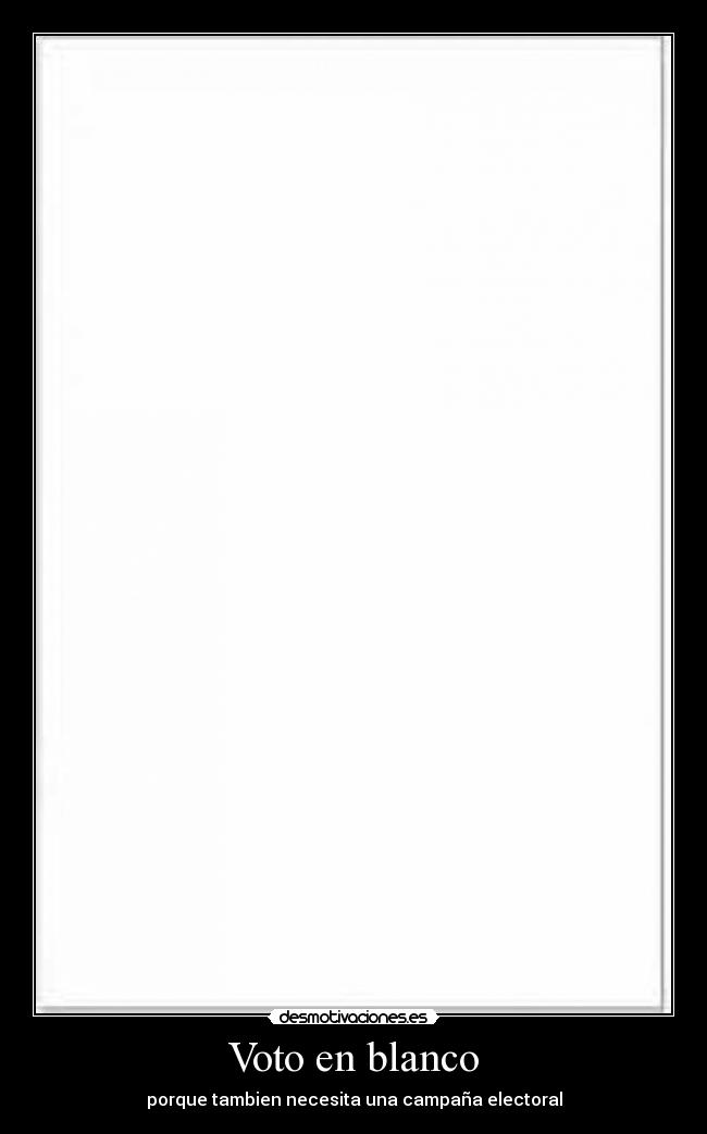 Voto en blanco -