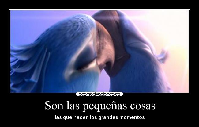 Son las pequeñas cosas - 