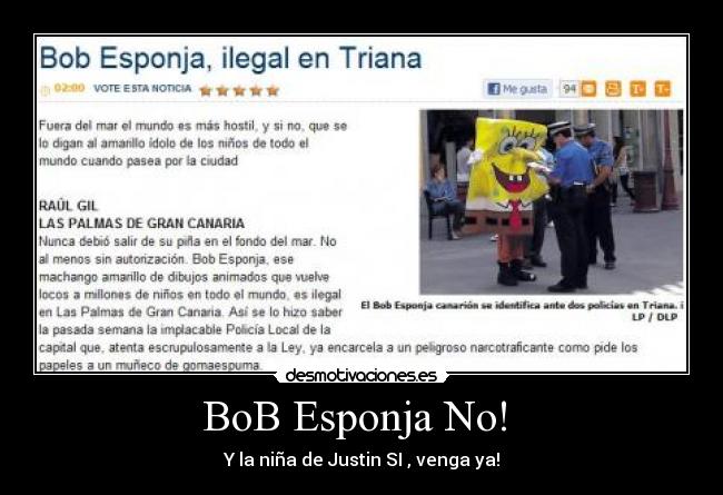 BoB Esponja No!  - 