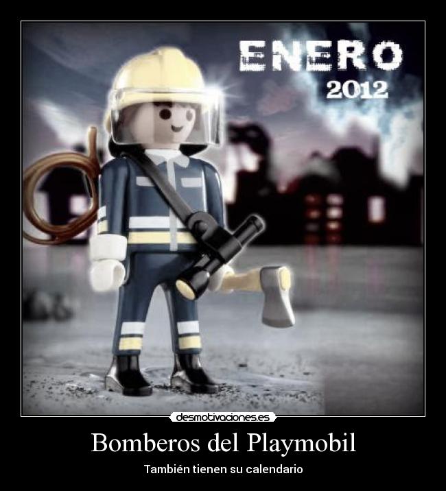 Bomberos del Playmobil - También tienen su calendario