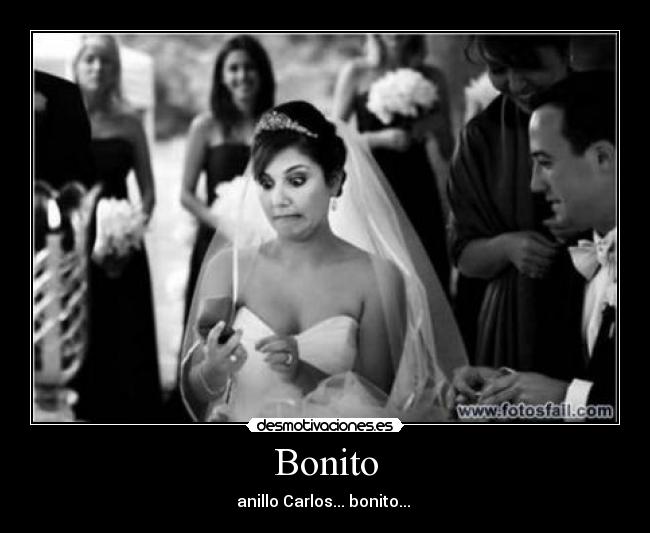 Bonito - anillo Carlos... bonito... 