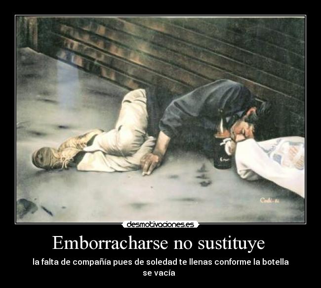 carteles emborracharse sustituye desmotivaciones