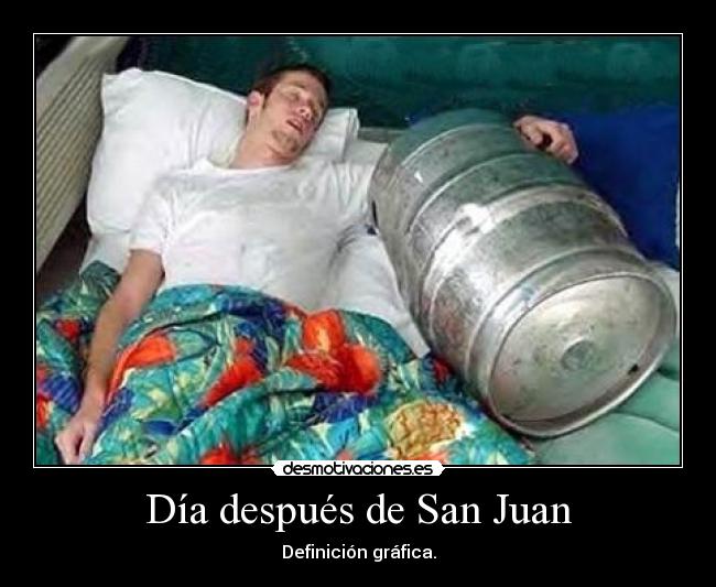 Día después de San Juan - Definición gráfica.