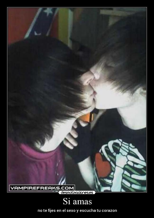 Si amas - no te fijes en el sexo y escucha tu corazon