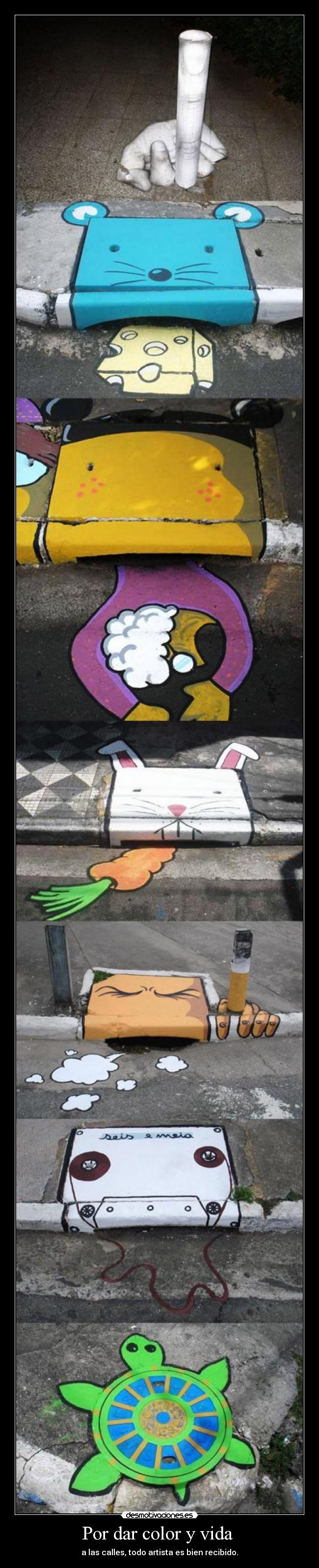 Por dar color y vida -