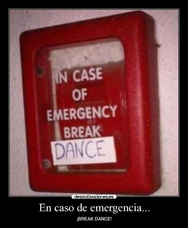 En caso de emergencia... - 