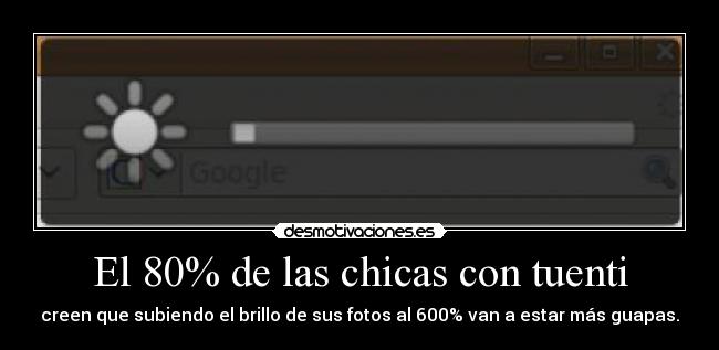 El 80% de las chicas con tuenti -