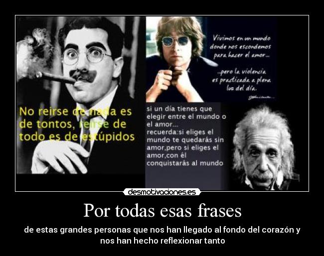 Por todas esas frases - 