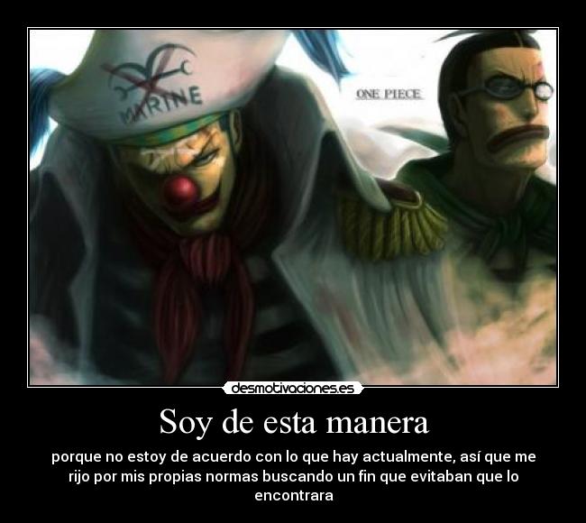 Soy de esta manera - 